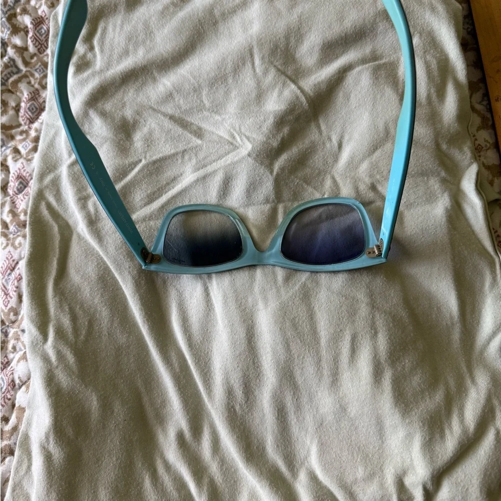 Ray Ban sunglasses black & turquoise - Picture 2 of 5